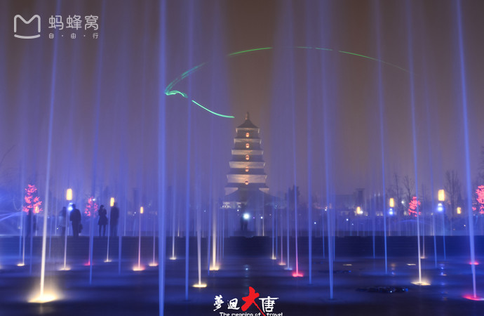 大雁塔音樂(lè)噴泉11